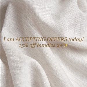 Accepting offers 💕